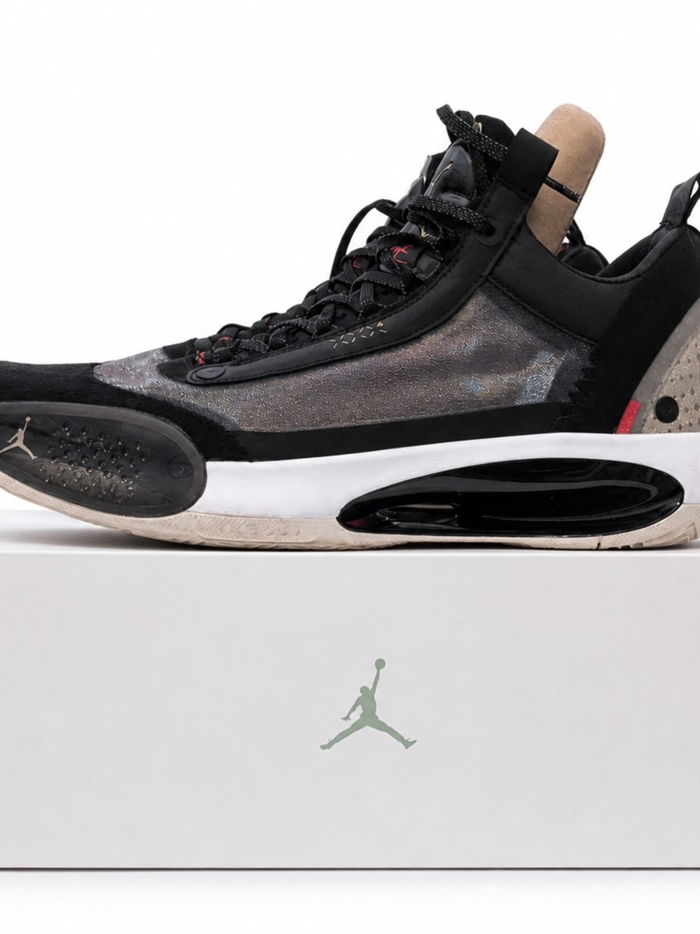Nike Air Jordan 34 XXXIV Black Size 11.5 Men's | Pre-Owned | With Box |